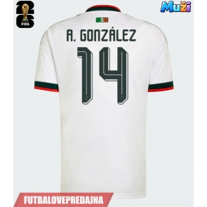 Lacne Muži Futbalové dres Mexiko Armando Gonzalez #14 MS 2026 Krátky Rukáv - Preč